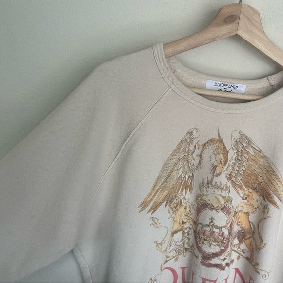 Daydreamer x Free People Cotton Raglan Sleeve Boxy Fit Graphic Sweatshirt S - Picture 4 of 9